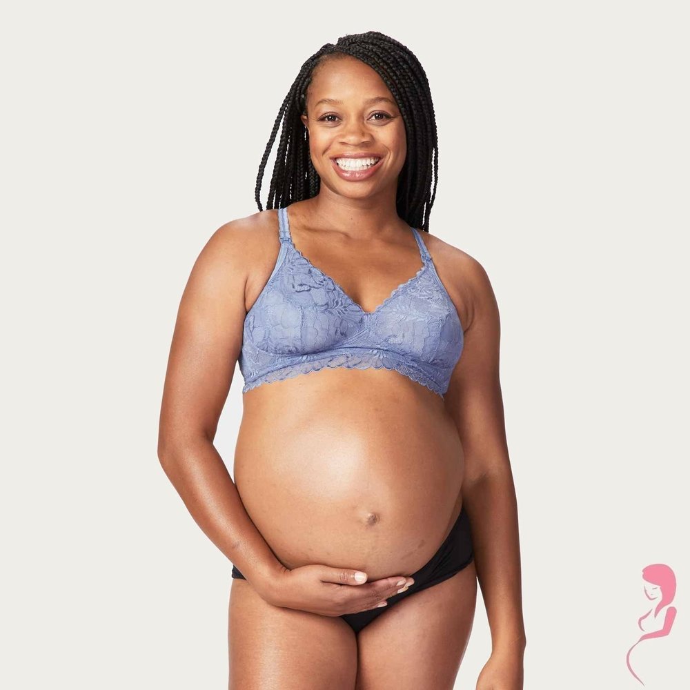 Cake Lingerie Zwangerschapsbh / Meegroeibh Bralette Blauw voor grote maten