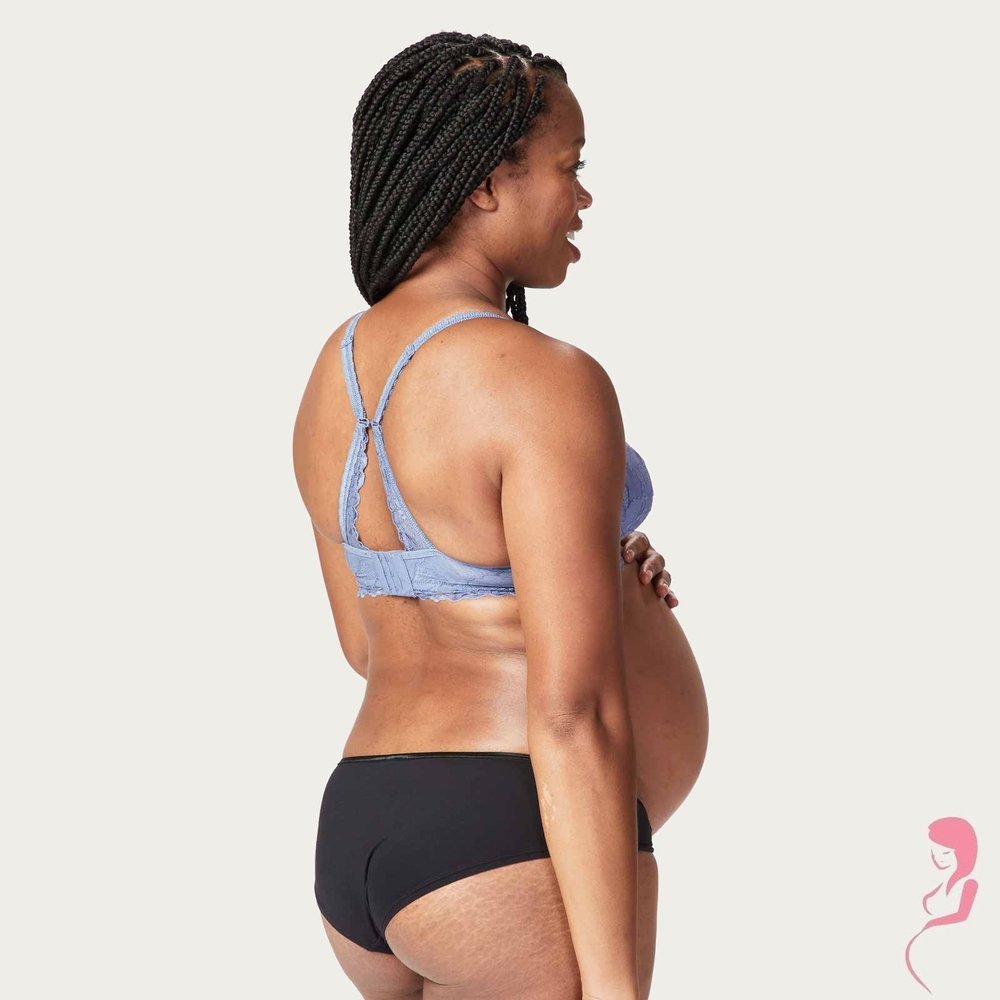 Cake Lingerie Zwangerschapsbh / Meegroeibh Bralette Blauw voor grote maten