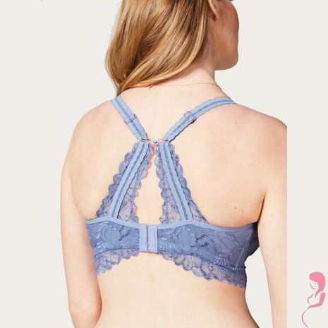 Cake Lingerie Zwangerschapsbh / Meegroeibh Bralette Blauw voor grote maten