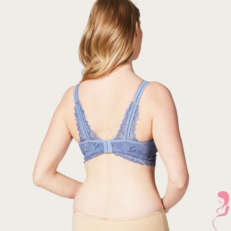 Cake Lingerie Zwangerschapsbh / Meegroeibh Bralette Blauw voor grote maten