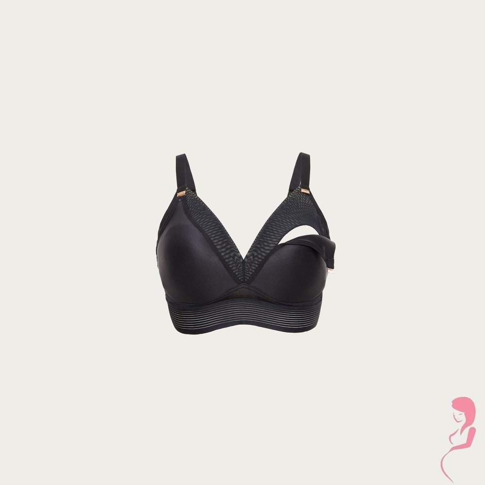 Momtobe Zwangerschapsbh / Voedingsbh LoveMe Black Momtobe Zwangerschapsbh / Voedingsbh LoveMe Black
