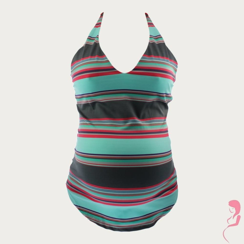 Pez D'or ZwangerschapsTankini / PositieTankini Caribbean Striped Pez D'or ZwangerschapsTankini / PositieTankini Caribbean Striped