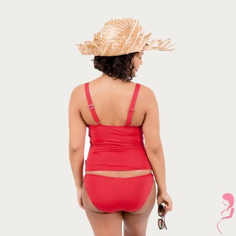 Petit Amour ZwangerschapsTankini / PositieTankini Amanda Rood Petit Amour ZwangerschapsTankini / PositieTankini Amanda Rood