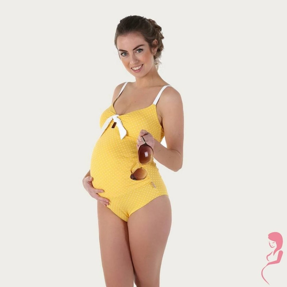 Petit Amour ZwangerschapsBadpak / PositieBadpak Antonie Yellow