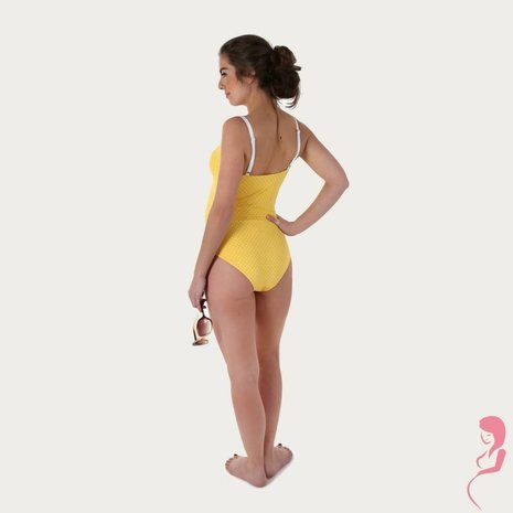 Petit Amour ZwangerschapsBadpak / PositieBadpak Antonie Yellow