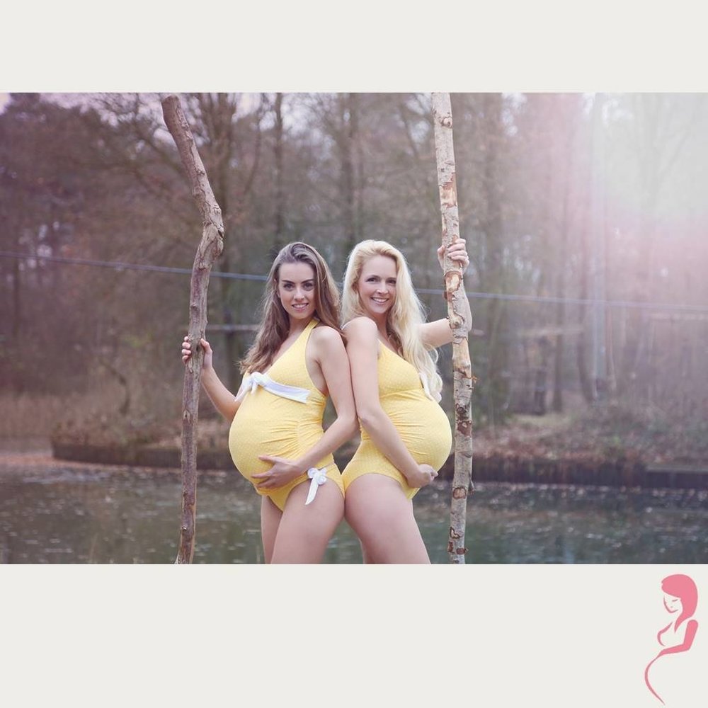 Petit Amour ZwangerschapsBadpak / PositieBadpak Antonie Yellow