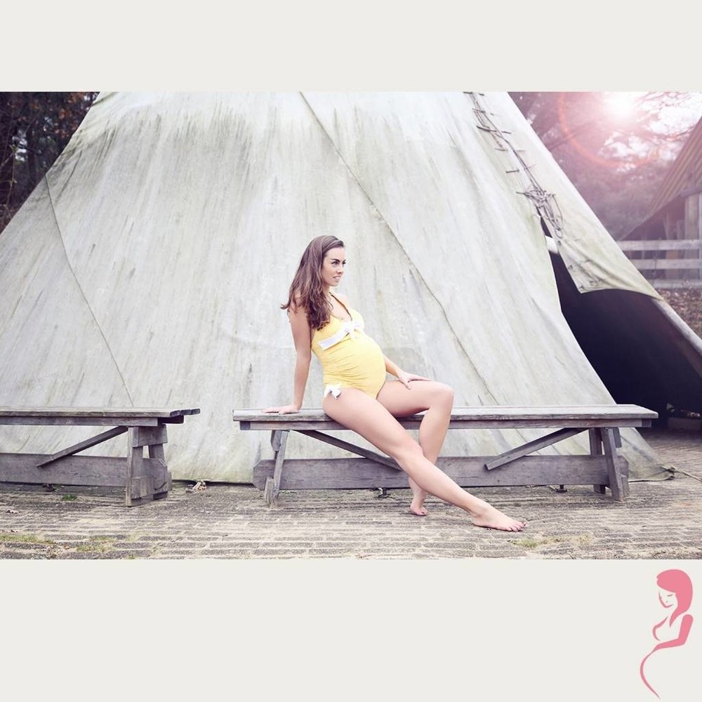 Petit Amour ZwangerschapsTankini / PositieTankini Annie Geel / Yellow Petit Amour ZwangerschapsTankini / PositieTankini Annie Geel / Yellow