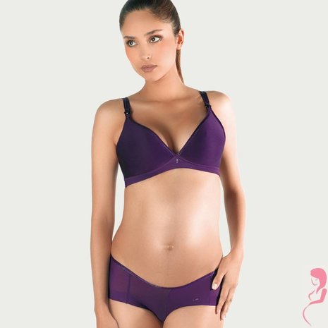 Cache Coeur Voedingsbh 3D Paars