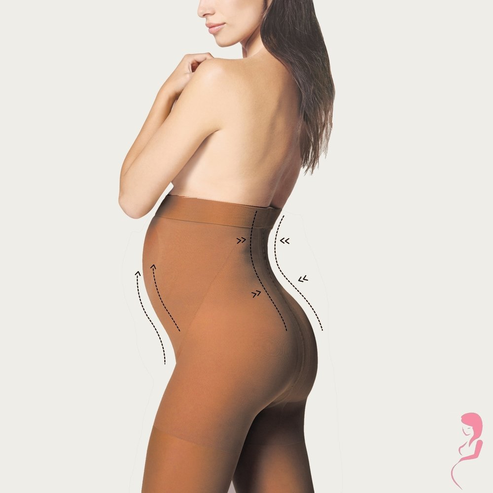 Fiore Zwangerschapspanty Mama 40 den tan Fiore Zwangerschapspanty Mama 40 den tan