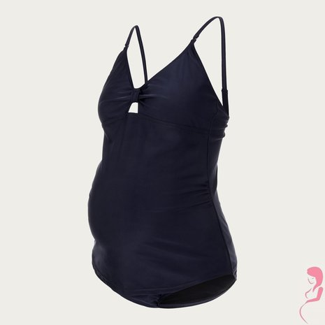 Mamalicious ZwangerschapsTankini / Positietankini Frida Navy