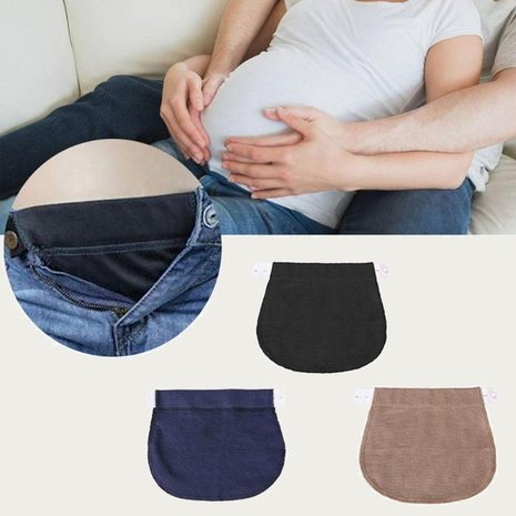 Op en Top Broek Verlengstuk / Verlenger bruine stof Op en Top Broek Verlengstuk / Verlenger bruine stof
