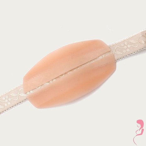 Op en Top Beha Schouderbeschermer Zwart