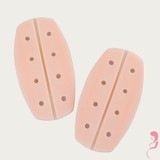 Op en Top Beha Schouderbeschermer Geperforeerd Huidskleur