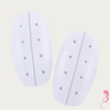 Op en Top Beha Schouderbeschermer Geperforeerd Wit