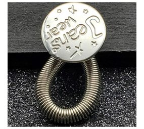 Op en Top Broek  Verlenger Zilver Veer met zilver Jeans Wear