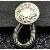 Op en Top Broek  Verlenger Zilver  Veer met zilveren knoop Jeans Hengsheng