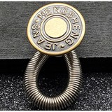 Op en Top Broek  Verlenger Zilver  Veer met koperen knoop Jeans Hengsheng