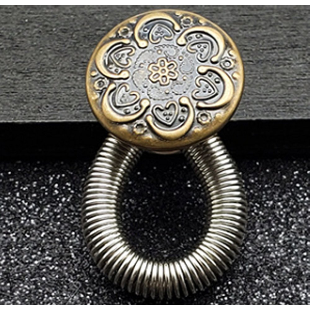 Op en Top Broek Verlengstuk / Verlenger Zilver  Veer Koper Bloem Op en Top Broek Verlengstuk / Verlenger Zilver  Veer Koper Bloem