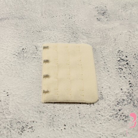 Op en Top BH Verlengstuk / Verlenger 4 Haaks Huidskleur (per stuk)