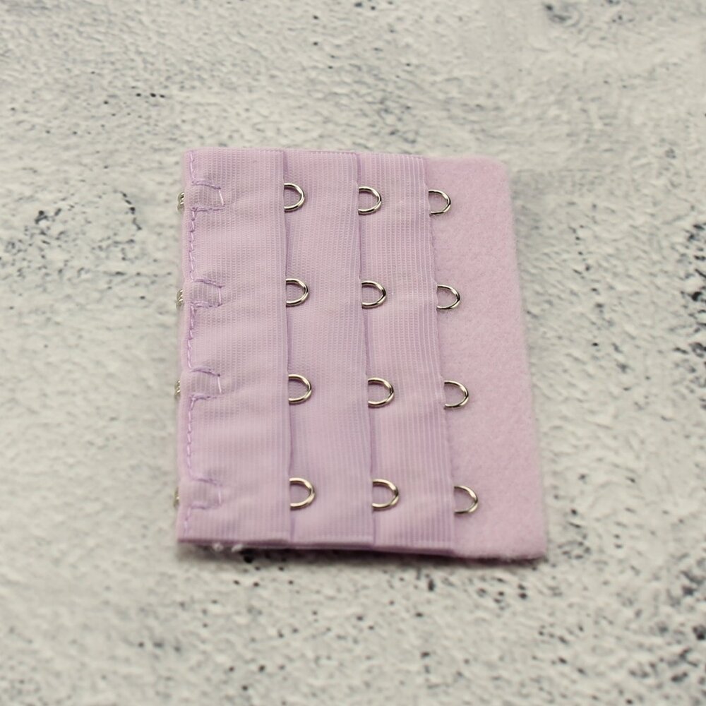 Op en Top BH Verlengstuk / Verlenger 4 Haaks LilaRoze (per stuk)