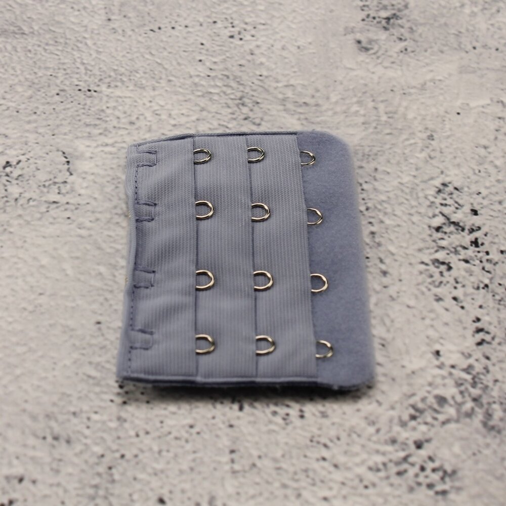 Op en Top BH Verlengstuk / Verlenger 4 Haaks Mat GrijsBlauw (per stuk) Op en Top BH Verlengstuk / Verlenger 4 Haaks Mat GrijsBlauw (per stuk)