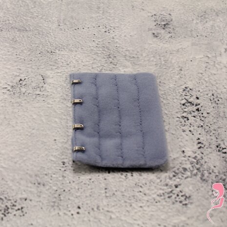 Op en Top BH Verlengstuk / Verlenger 4 Haaks Mat GrijsBlauw (per stuk) Op en Top BH Verlengstuk / Verlenger 4 Haaks Mat GrijsBlauw (per stuk)