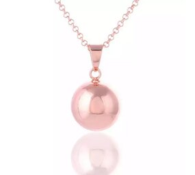Lila Chime Zwangerschapsketting Babybel Ketting Basic Rosegoud