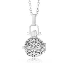 Lila Chime Zwangerschapsketting Babybel Ketting Luxe Zilver