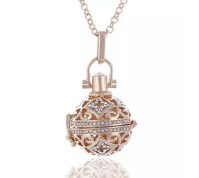 Lila Chime Zwangerschapsketting Babybel Ketting Luxe Goud