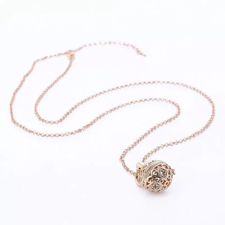 Lila Chime Zwangerschapsketting Babybel Ketting Luxe Goud Lila Chime Zwangerschapsketting Babybel Ketting Luxe Goud