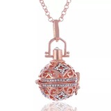 Lila Chime Zwangerschapsketting Babybel Ketting Luxe Rosegoud
