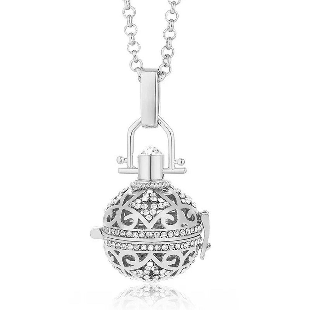 Lila Chime Zwangerschapsketting Babybel Ketting Luxe Zilver Lila Chime Zwangerschapsketting Babybel Ketting Luxe Zilver