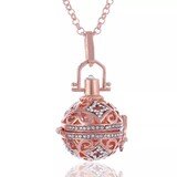 Lila Chime Zwangerschapsketting Babybel Ketting Luxe Rosegoud