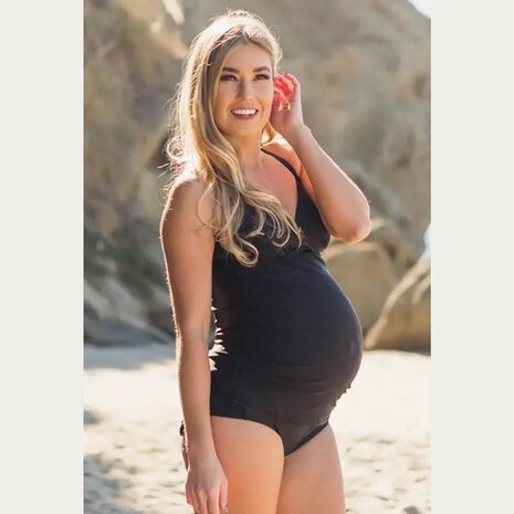 4-Mother ZwangerschapsTankini / PositieTankini Beau Black 4-Mother ZwangerschapsTankini / PositieTankini Beau Black