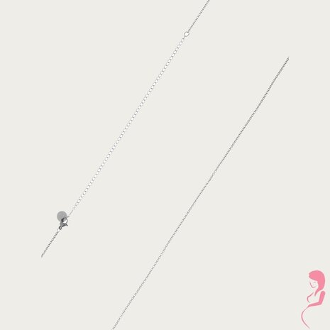 Proud MaMa Zwangerschapsketting Ballchain Babybel Lotus Rose Proud MaMa Zwangerschapsketting Ballchain Babybel Lotus Rose