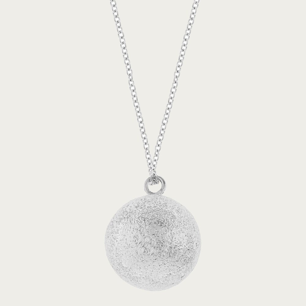 Proud MaMa Zwangerschapsketting Ballchain BabybelFine Zilver Luna Proud MaMa Zwangerschapsketting Ballchain BabybelFine Zilver Luna