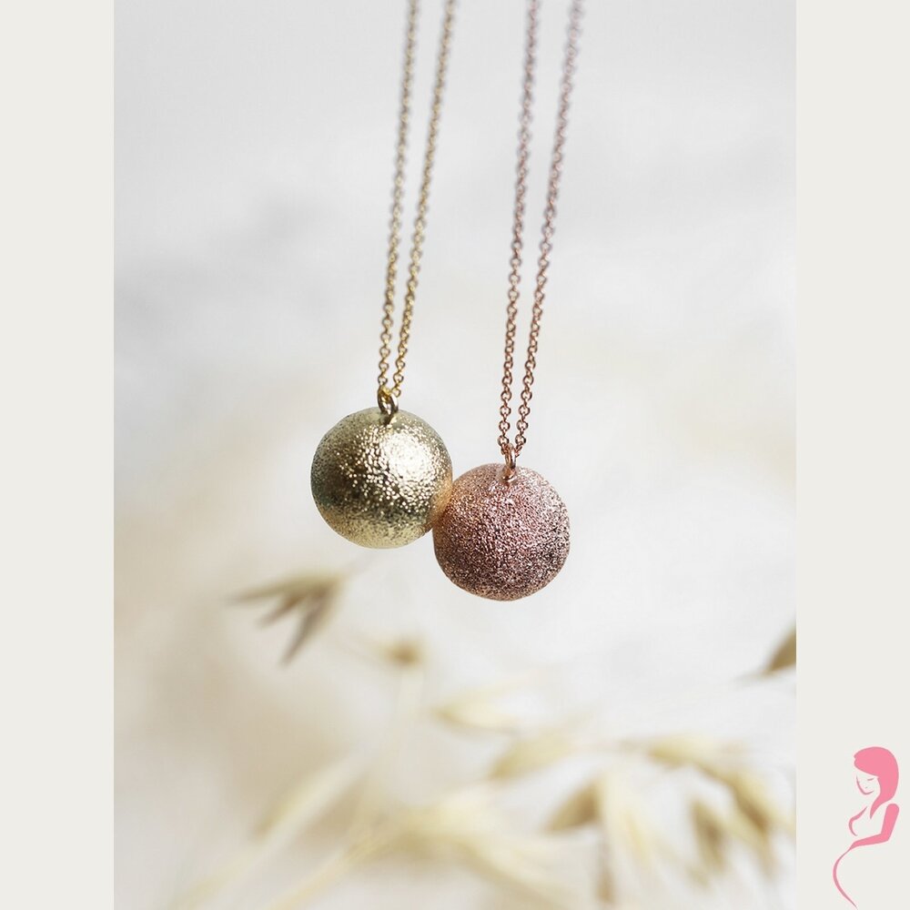 Proud MaMa Zwangerschapsketting Ballchain BabybelFine Zilver Luna Proud MaMa Zwangerschapsketting Ballchain BabybelFine Zilver Luna