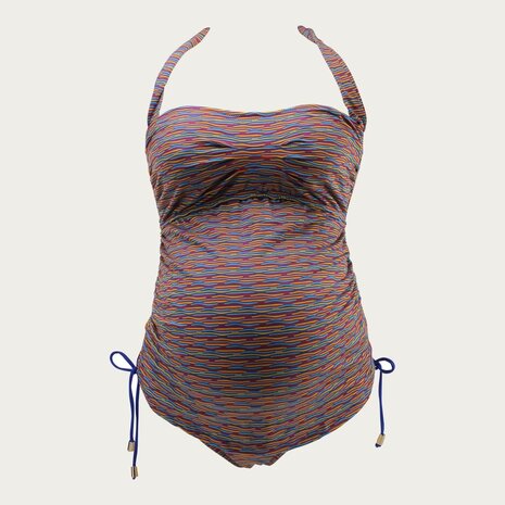 Pez D'or ZwangerschapsTankini / PositieTankini Jacquard Martinique multi