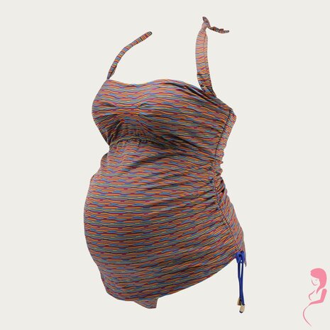 Pez D'or ZwangerschapsTankini / PositieTankini Jacquard Martinique multi