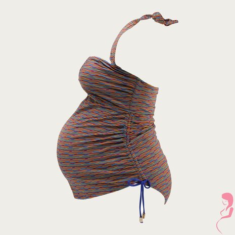 Pez D'or ZwangerschapsTankini / PositieTankini Jacquard Martinique multi