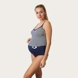 Pez D'or ZwangerschapsBadpak Le Mer Kodak Stripes Navy