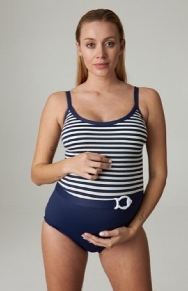 Pez D'or ZwangerschapsBadpak Le Mer Kodak Stripes Navy Pez D'or ZwangerschapsBadpak Le Mer Kodak Stripes Navy