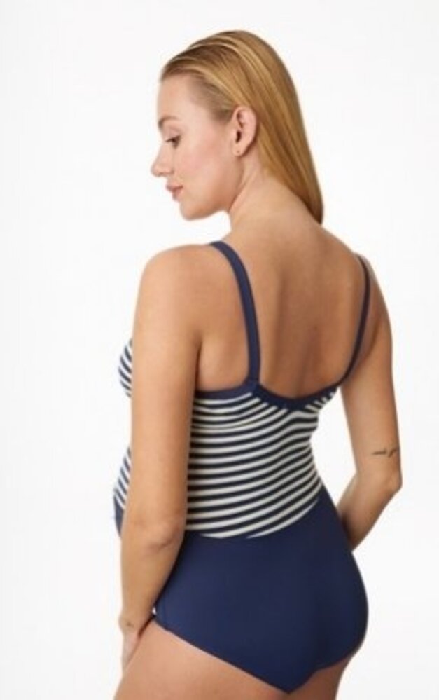 Pez D'or ZwangerschapsBadpak Le Mer Kodak Stripes Navy Pez D'or ZwangerschapsBadpak Le Mer Kodak Stripes Navy