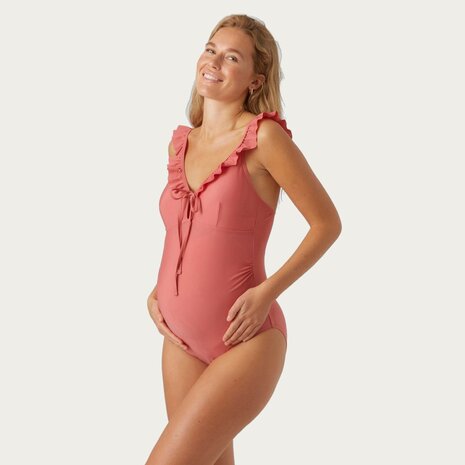 Mamalicious ZwangerschapsBadpak / PositieBadpak Darian Slate Rose