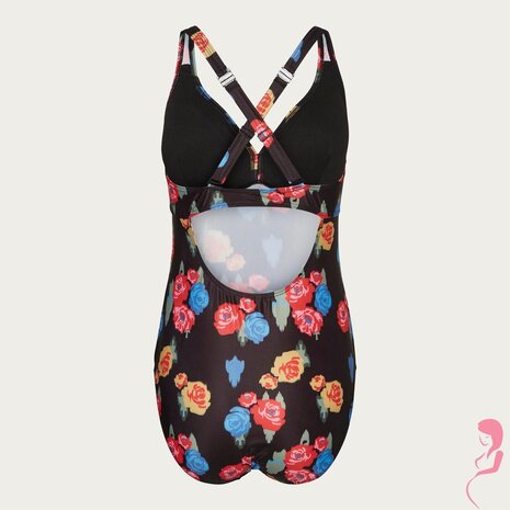 Mamalicious ZwangerschapsBadpak / PositieBadpak  Jane Bow Flower Black Mamalicious ZwangerschapsBadpak / PositieBadpak  Jane Bow Flower Black