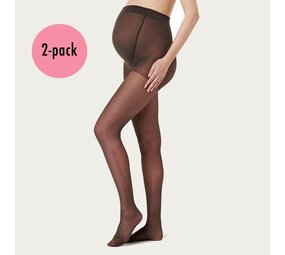 Noppies Zwangerschapspanty 2-Pack 20 Den Nearly Black