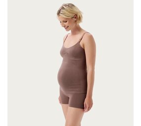 Noppies Evi Naadloze Sensil VoedingsTop Deep Taupe