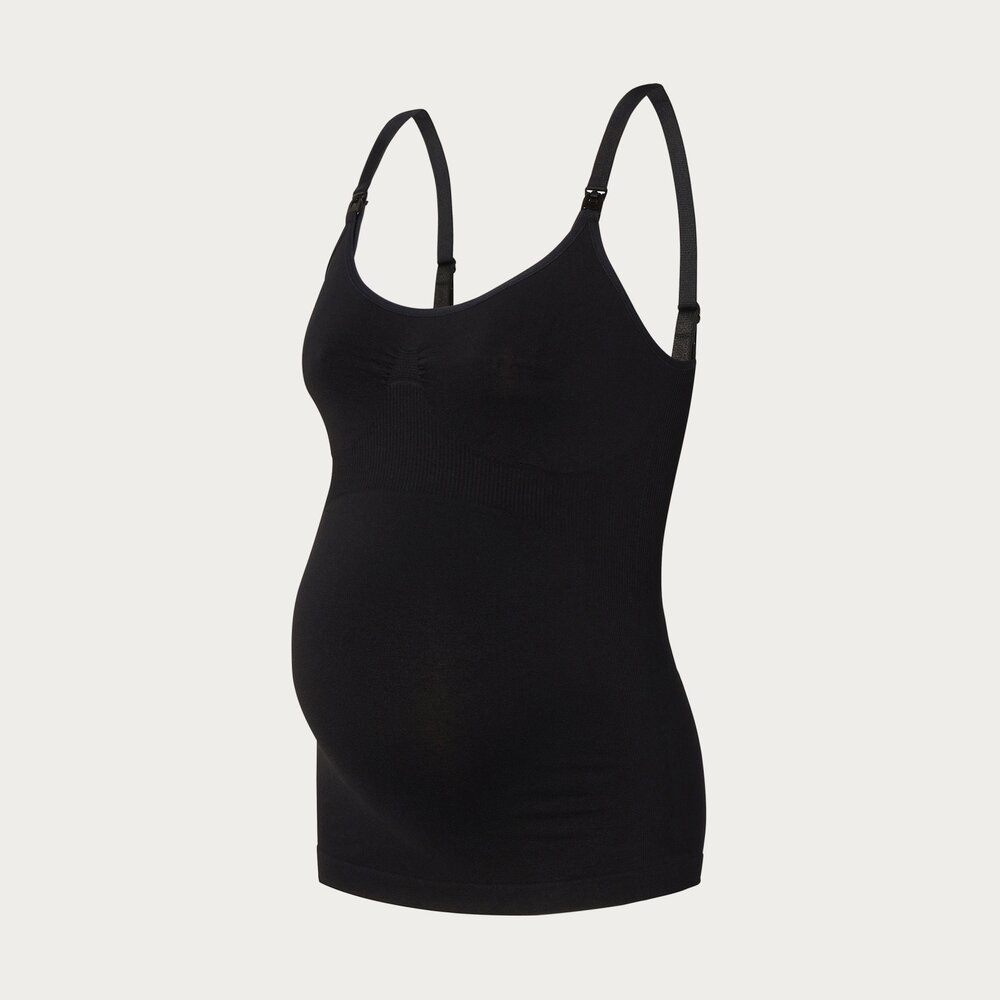 Noppies Evi Naadloze Sensil VoedingsTop Black