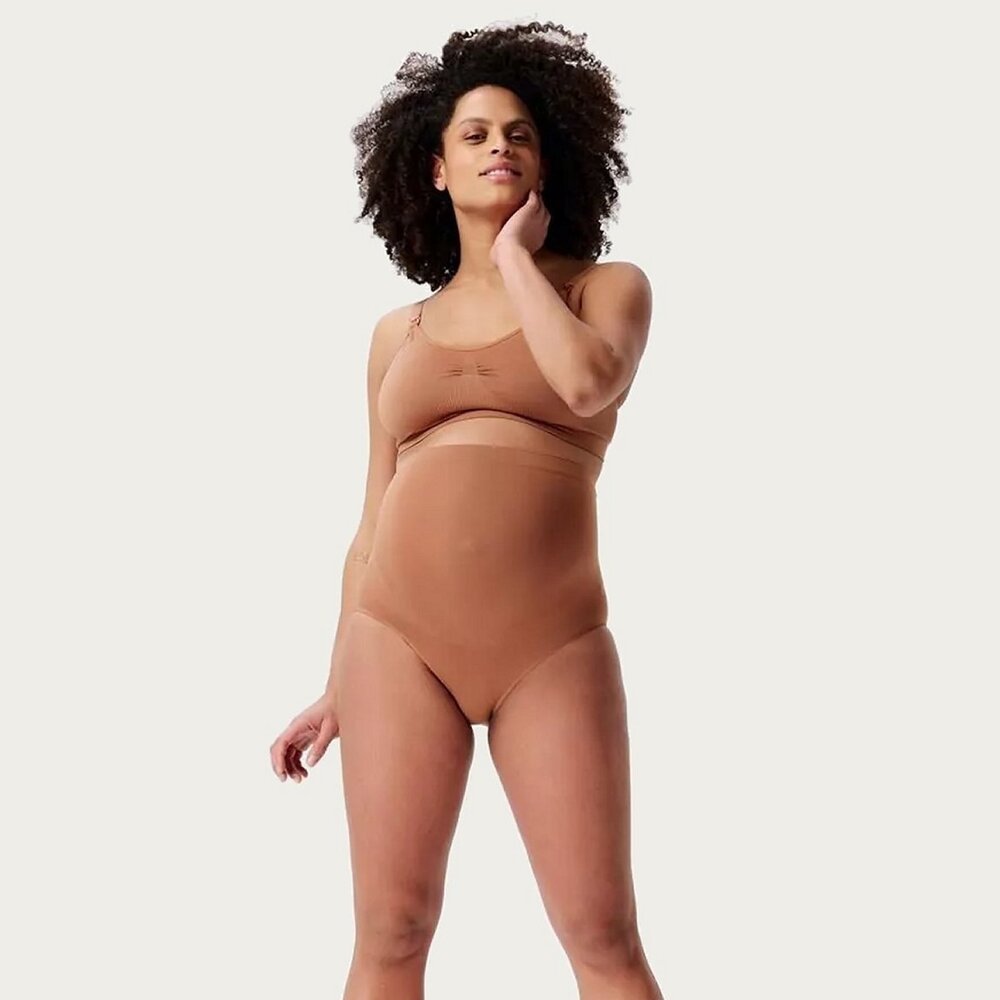 Noppies Nisa Naadloze Sensil Zwangerschapsslip  Hazel Noppies Nisa Naadloze Sensil Zwangerschapsslip  Hazel