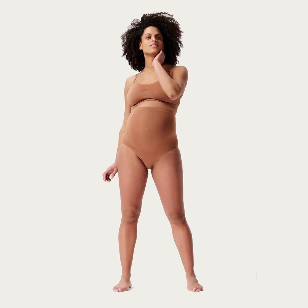 Noppies Nisa Naadloze Sensil Zwangerschapsslip  Hazel Noppies Nisa Naadloze Sensil Zwangerschapsslip  Hazel